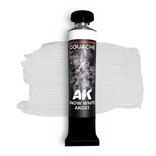 AK Interactive Gouache Snow White - 20ml
