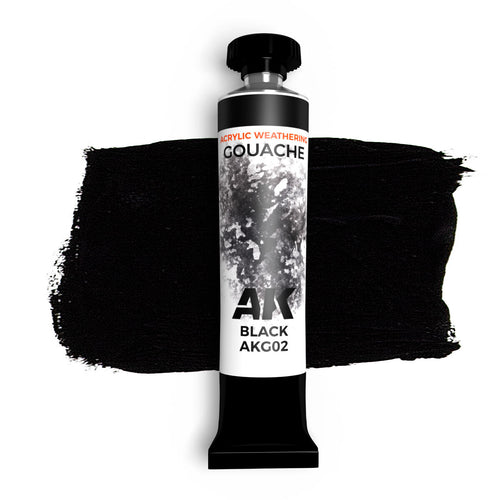 AK Interactive Gouache Black - 20ml