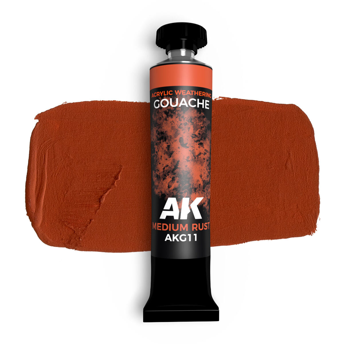 AK Interactive Gouache Medium Rust - 20ml