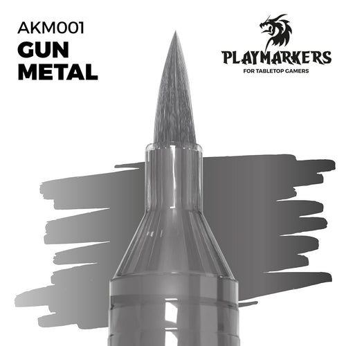 AK Interactive Playmarkers Gun Metal - Acrylic Paint Marker