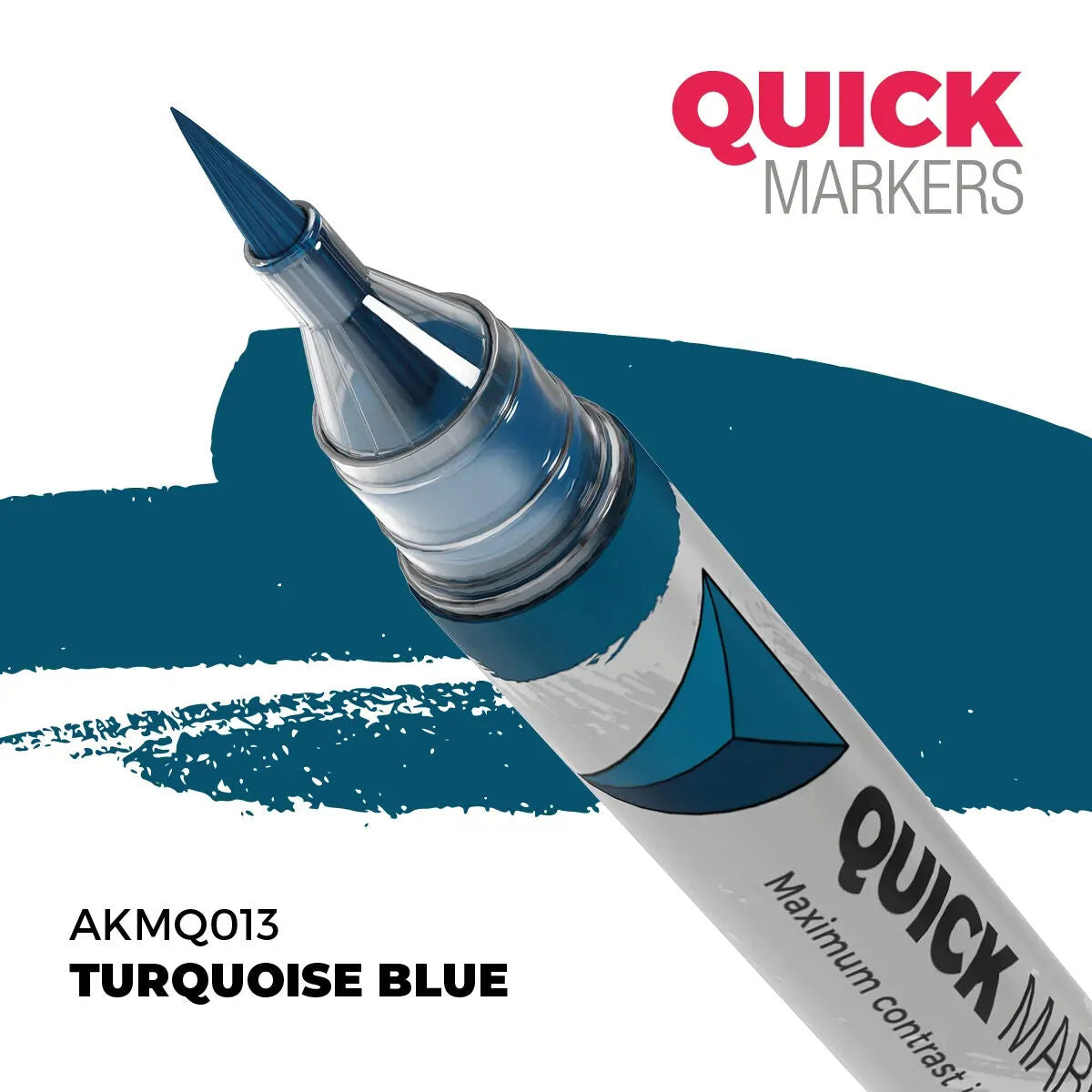 AK Interactive Quick Marker Turquoise Blue