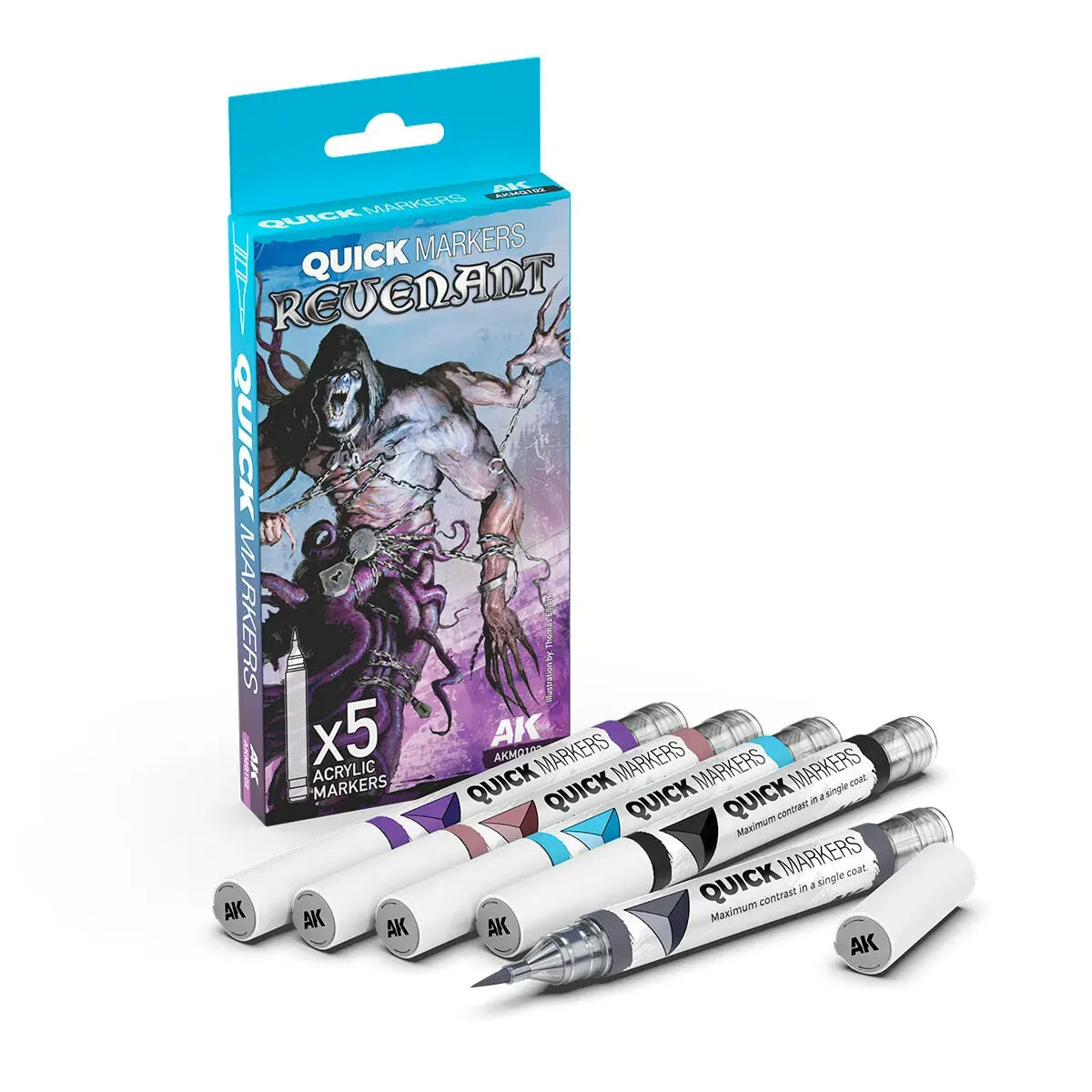 AK Interactive Quick Marker Set Revenant - 5 Colour Set