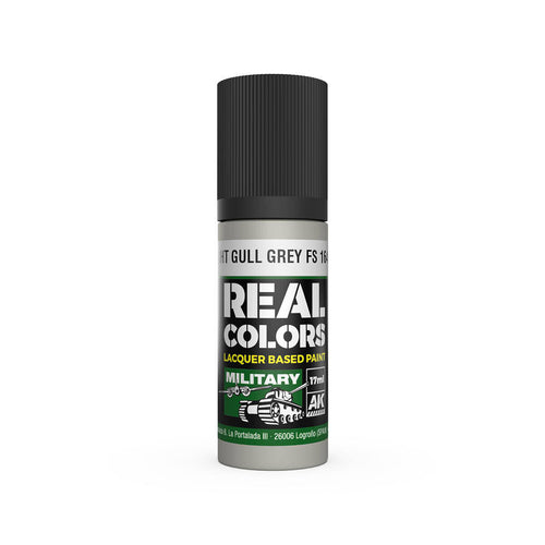 AK Interactive AKRC889 Real Colors Light Gull Grey FS 16440 Lacquer Paint 17ml