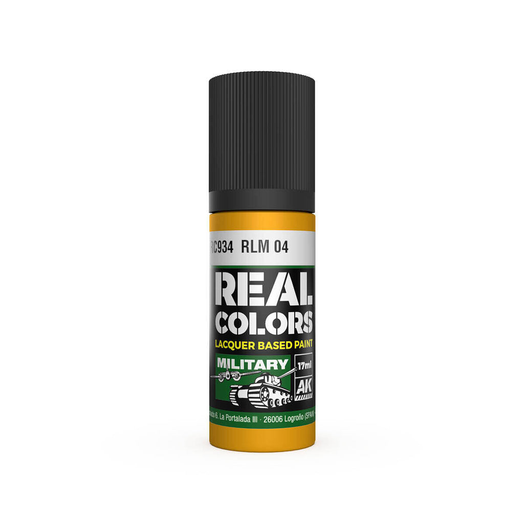 AK Interactive AKRC934 Real Colors RLM 04 Lacquer Paint 17ml