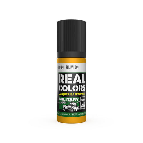 AK Interactive AKRC934 Real Colors RLM 04 Lacquer Paint 17ml