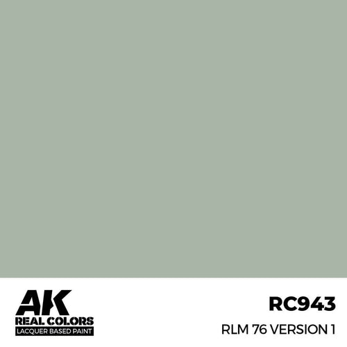 AK Interactive AKRC943 Real Colors RLM 76 Version 1 Lacquer Paint 17ml
