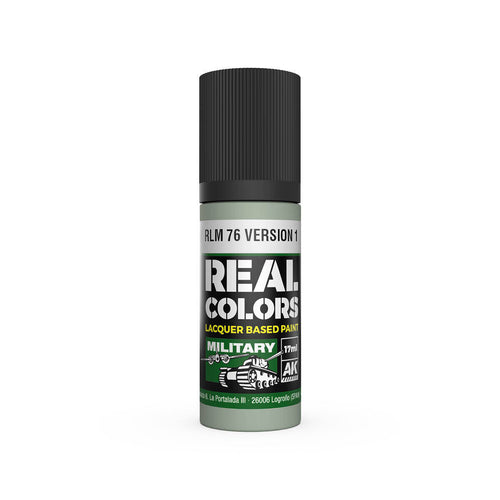 AK Interactive AKRC943 Real Colors RLM 76 Version 1 Lacquer Paint 17ml