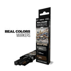 AK Interactive AKRCM103 RC Markers Weapons Set 3 Real Colors Markers