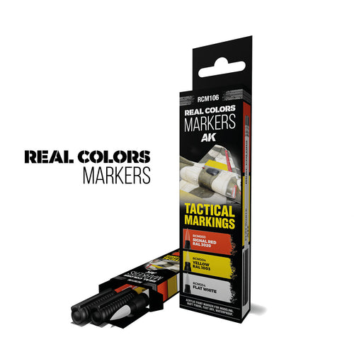 AK Interactive AKRCM106 RC Markers Tactical Markings Colors Set 3