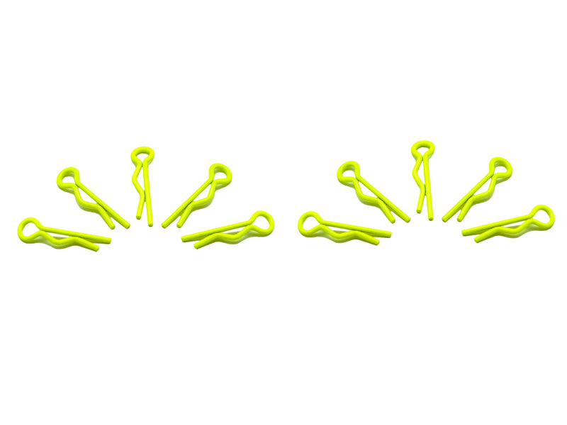 Arrowmax 0AM-103102 Small Body Clip 1/10 - Fluorescent Yellow  (10) (8347066859757)