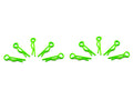 Arrowmax AM-103103 Small Body Clip 1/10 - Fluorescent Green  (10) (8347066925293)