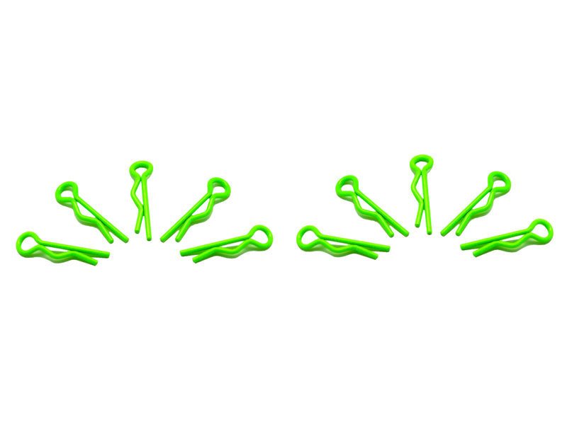 Arrowmax AM-103103 Small Body Clip 1/10 - Fluorescent Green  (10) (8347066925293)