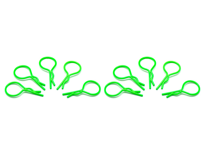 Arrowmax AM-103112 Big Body Clip 1/10 - Fluorescent Green  (10) (9250439397613)