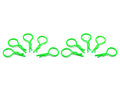 Arrowmax AM-103112 Big Body Clip 1/10 - Fluorescent Green  (10) (9250439397613)