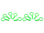 Arrowmax AM-103112 Big Body Clip 1/10 - Fluorescent Green  (10) (9250439397613)