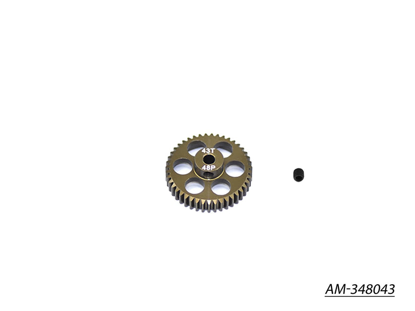 Arrowmax AM-348043 Pinion Gear 48P 43T (7075 Hard) (8347070759149)
