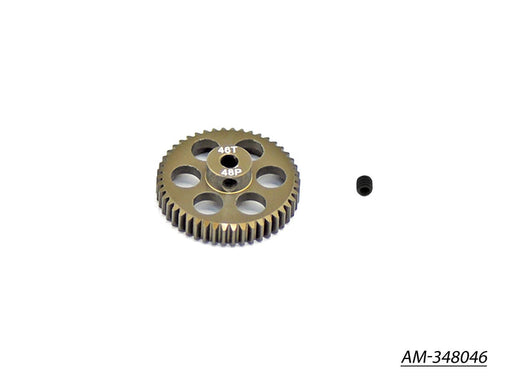 Arrowmax 0AM-348046 Pinion Gear 48P 46T (7075 Hard) - Hobby City NZ (8347070922989)