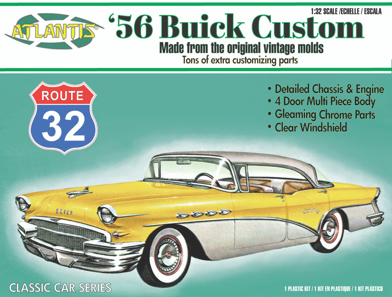 Atlantis Models AMCH1230 Models 1/32 1956 Buick Riviera Customizing