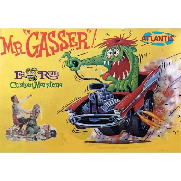 Atlantis Models H1301 1/25 Mr. Gasser - Ed Big Daddy Roth's Custom Monsters (8525538853101)
