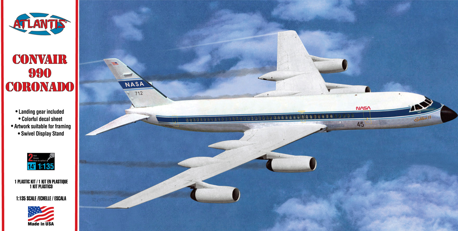 Atlantis Models Convair 990 Coronado (NASA) (4)