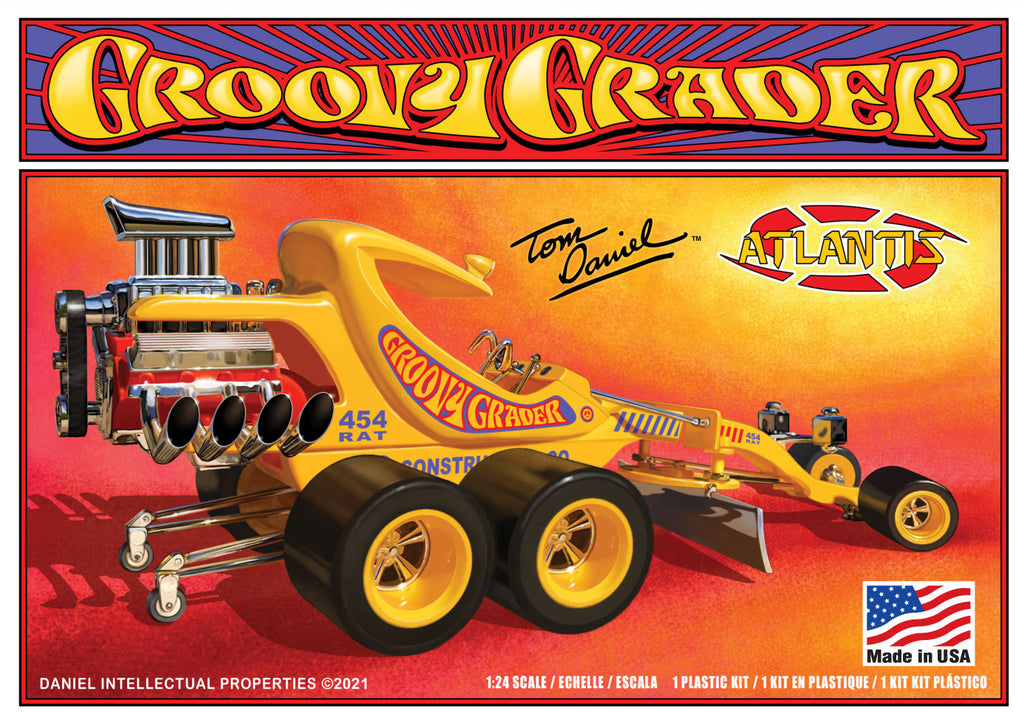 Atlantis Models Models 1/24 Groovy Grader Tom Daniel (4)