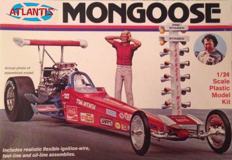 Atlantis Models M7529 1/24 TMcEwen R/Engine Dragster - Hobby City NZ (8950412247277)