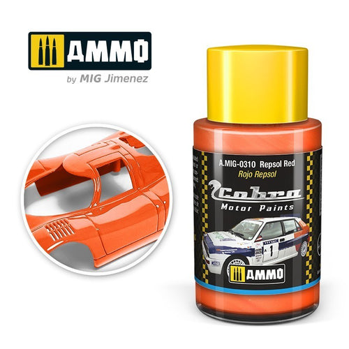 AMMO by Mig Jimenez A.MIG-0310 Cobra Motor Repsol Red Acrylic Paint (8469601747181)