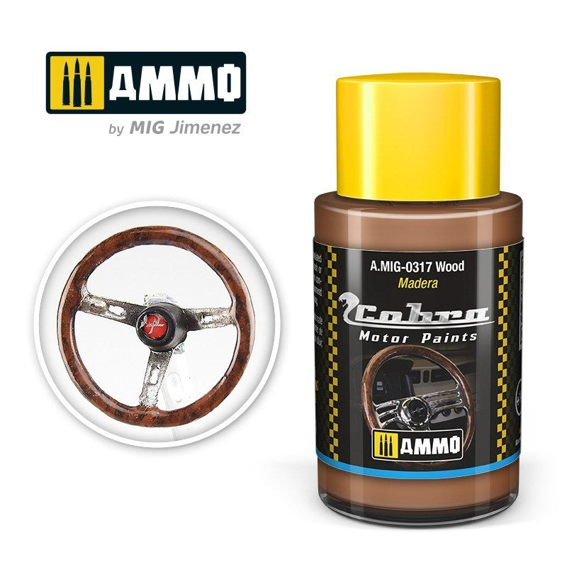 AMMO by Mig Jimenez A.MIG-0317 Cobra Motor Wood Acrylic Paint (8469602173165)