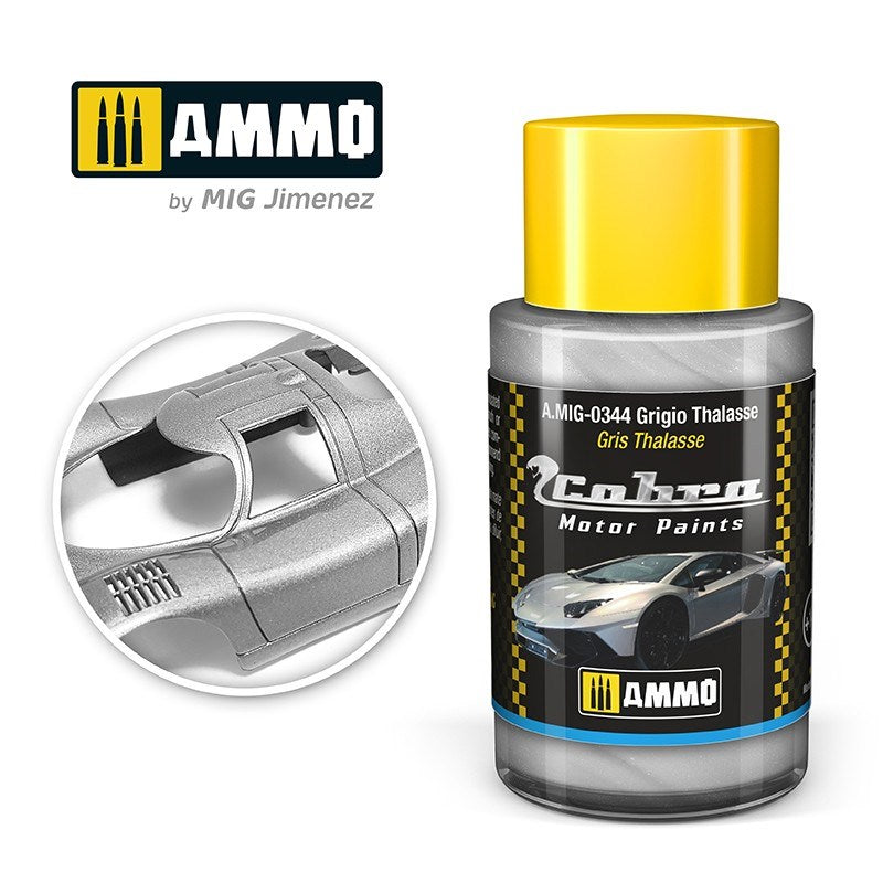 AMMO by Mig Jimenez A.MIG-0344 Cobra Motor Grigio Thalasse Acrylic Paint (8469603746029)