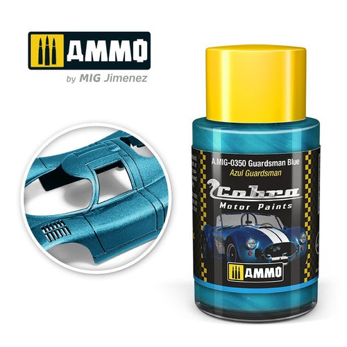 AMMO by Mig Jimenez A.MIG-0350 Cobra Motor Guardsman Blue Acrylic Paint (8469604172013)