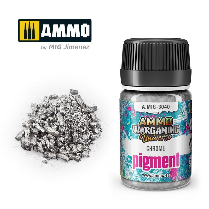 AMMO by Mig Jimenez A.MIG-3040 Pigment Chrome (8469758705901)