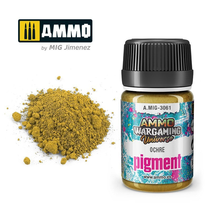AMMO by Mig Jimenez A.MIG-3061 Pigment Ochre (8469763260653)