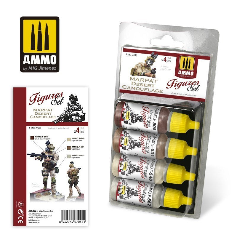 AMMO by Mig Jimenez A.MIG-7048 Marpat Desert Camouflage Figures Set (8470977773805)