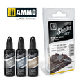 AMMO by Mig Jimenez A.MIG-7320 Shader Set Panzer Grey (8470978625773)