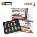 AMMO by Mig Jimenez A.MIG-7903 Solution Box  MINI 20 How to paint WWII Soviet Winter Vehicles (8470979870957)