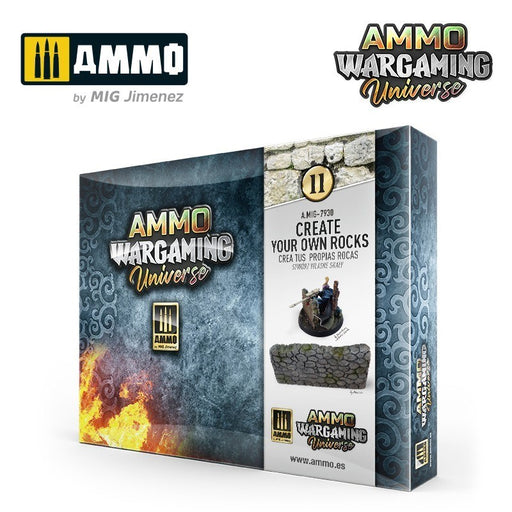 AMMO by Mig Jimenez A.MIG-7930 Wargamming Universe 11 Create your Own Rocks (8470980034797)