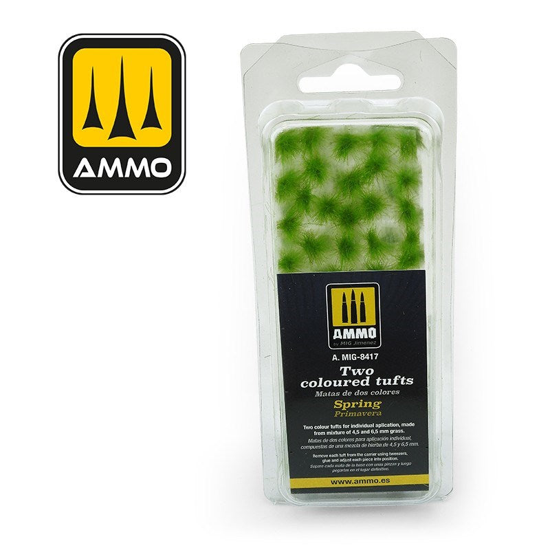 AMMO by Mig Jimenez A.MIG-8417 Two Coloured Tufts - Spring (8470980591853)