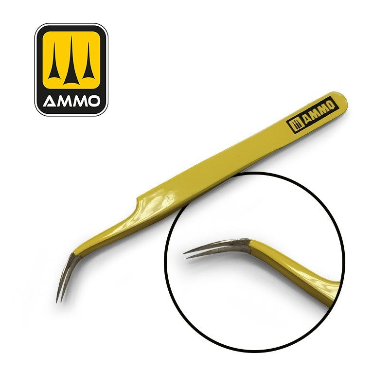 AMMO by Mig Jimenez A.MIG-8544 Curved Tweezers