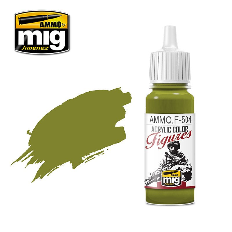 AMMO by Mig Jimenez AMMO.F-504  YELLOW GREEN FS-34259 (4502521151537)