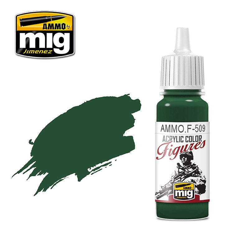 AMMO by Mig Jimenez AMMO.F-509  UNIFORM GREEN BASE FS-34128 (4502521380913)