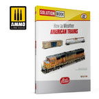 AMMO by Mig Jimenez RAIL CENTER SOLUTION BOX MINI #02 AMERICAN TRAINS. All (3)