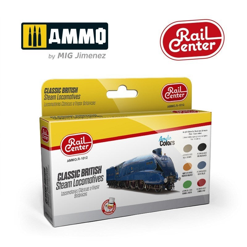 AMMO by Mig Jimenez AMMO.R-1012 Classic British Steam Locomotives