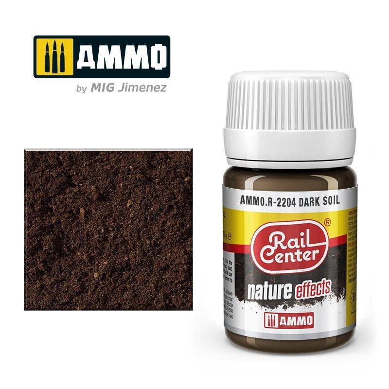 AMMO by Mig Jimenez AMMO.R-2204 Rail Center Dark Soil 35ml (8470987309293)