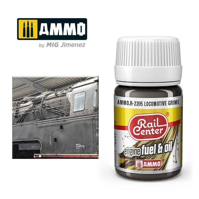 AMMO by Mig Jimenez AMMO.R-2205 Rail Center Locomotive Grime 35ml (8470987374829)