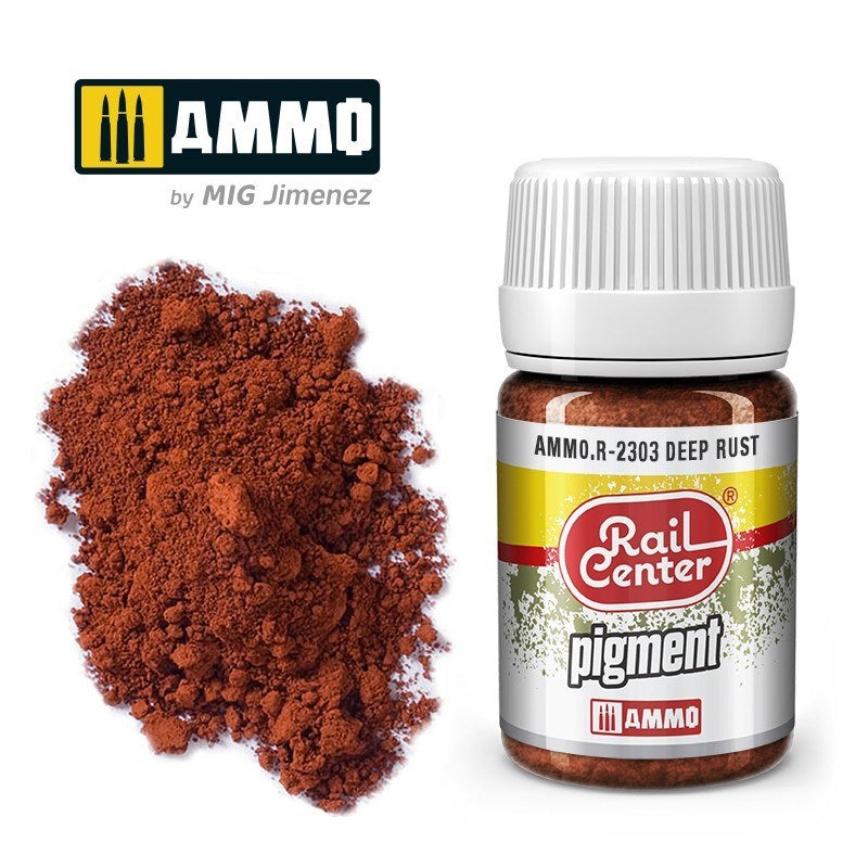 AMMO by Mig Jimenez AMMO.R-2303 Rail Center Pigment Deep Rust 35ml (8470987800813)