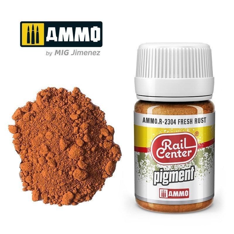 AMMO by Mig Jimenez AMMO.R-2304 Rail Center Pigment Fresh Rust 35ml (8470987833581)