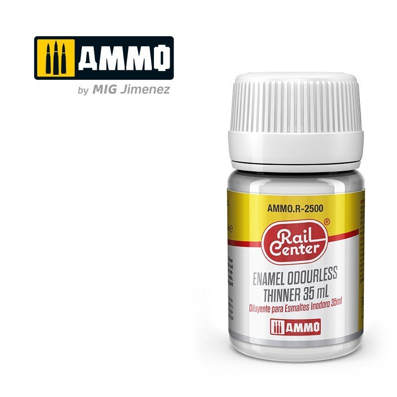 AMMO by Mig Jimenez AMMO.R-2500 Rail Center Enamel Odourless Thinner 35ml (8470988226797)