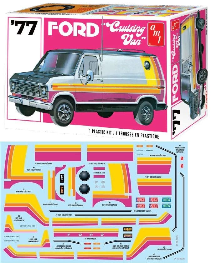 AMT 1108 1/25 Ford Cruising Van 2T - Hobby City NZ (4512391430193)
