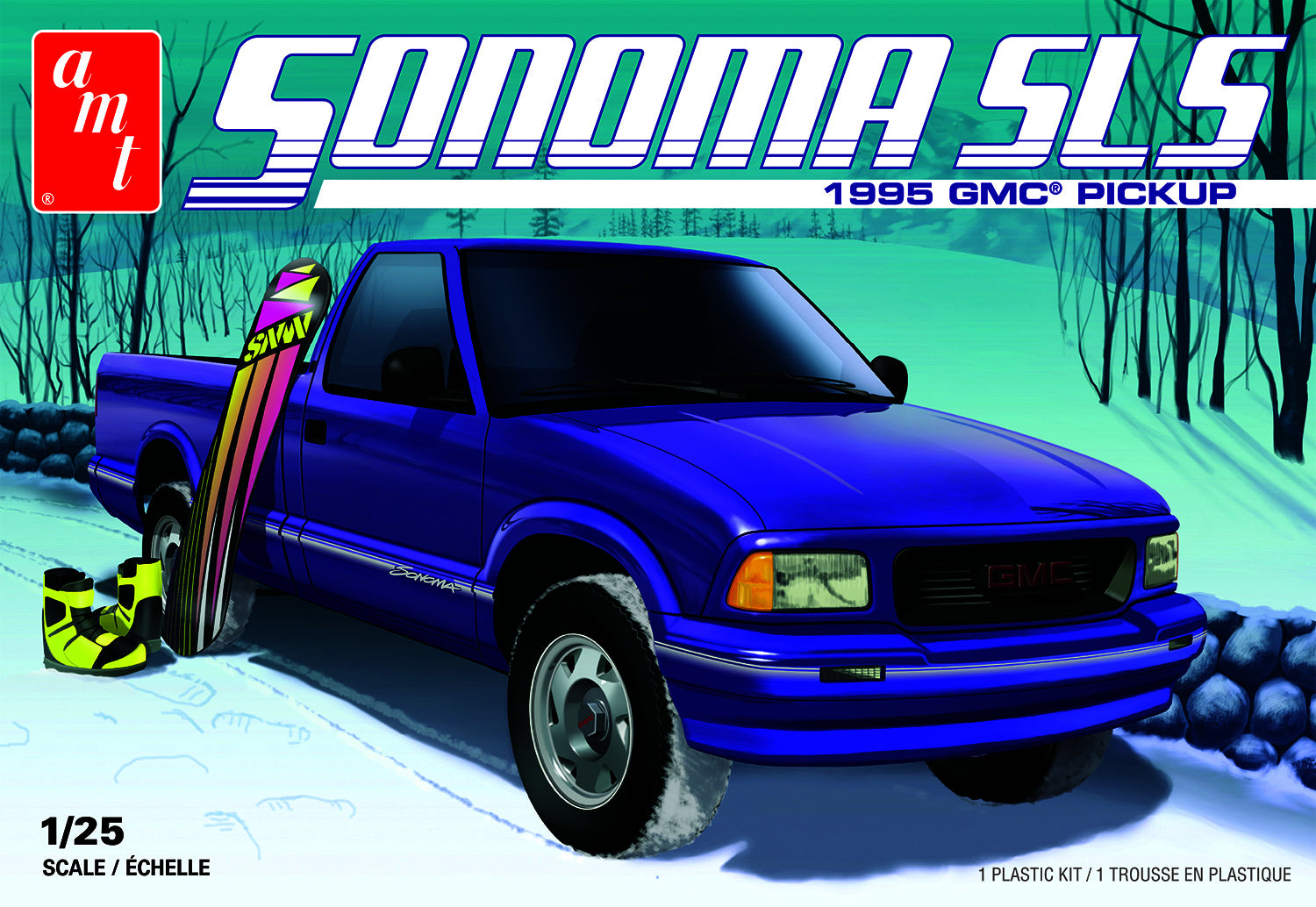AMT 1168M 1/25 1995 GMC Sonoma Pickup - Hobby City NZ