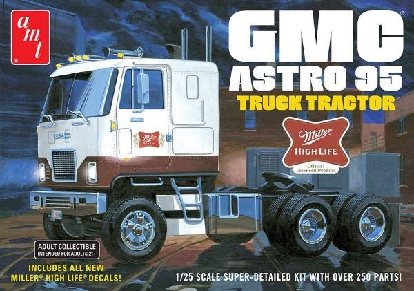 AMT 1230 1/25 GMC ASTRO 95 SEMI TRACTOR (MILLER BEER) (8130726887661)